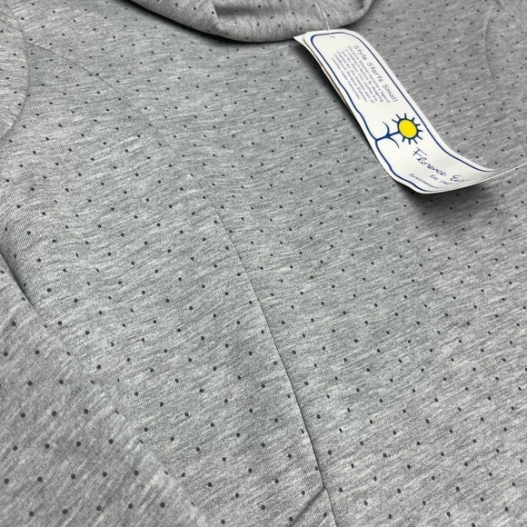 NWT Florence Eiseman Polka Dot Sweatshirt Dress w/ Pockets Size 14 - Picture 3 of 5